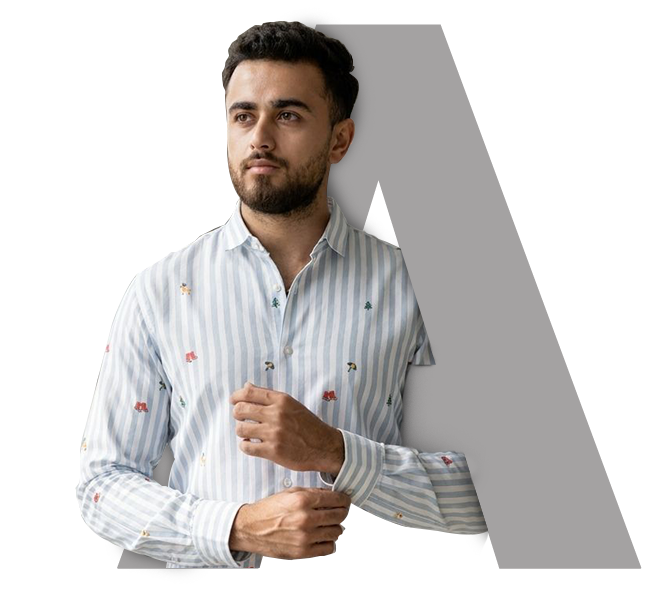 <p>Crafted with <strong>Premium Fabrics.</strong><br>Delivered with <strong>Perfection.</strong></p>